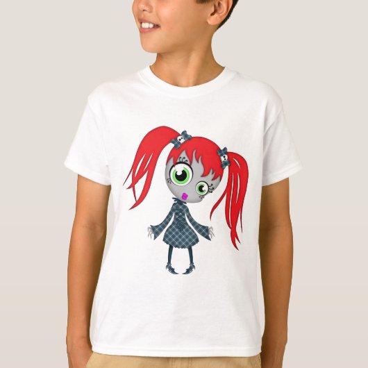 恐く小さく気色悪い女の子 Tシャツ (正面)