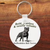 恐はっきりしたれを知らず、信頼性に優れた キーホルダー (正面)