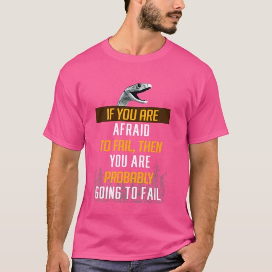 恐やる気を起こさせるれもしるマンバ精神 Tシャツ (正面)