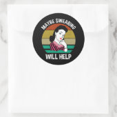 恐らく非難救済は皮肉なおもしろいことわざ ラウンドシール (バッグ)