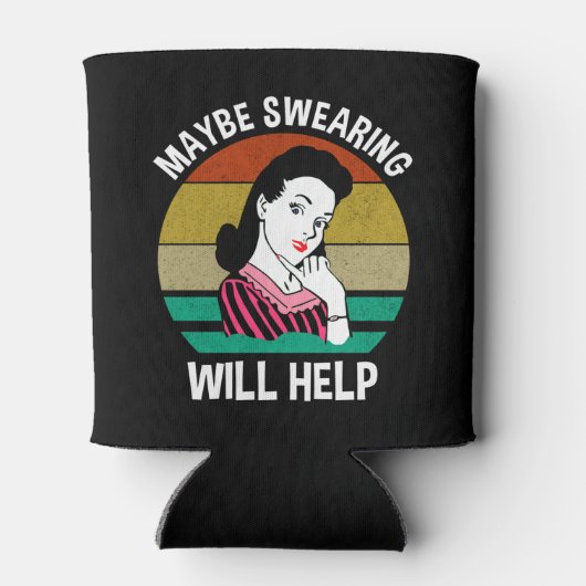 恐らく非難救済は皮肉なおもしろいことわざ 缶クーラー (裏面)