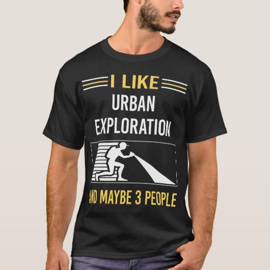 恐らく3人の都市探査 Tシャツ (正面)