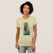 恐るべきオオカミパワーのTシャツ Tシャツ (正面フル)