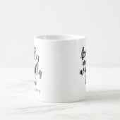 恐るべき素晴らしさで造られし聖書の詩 コーヒーマグカップ (中央)