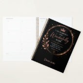 恐るべき素晴らしさをもって造られました信仰 プランナー手帳 (ディスプレー)