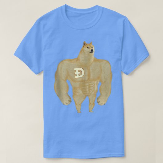 恐れおもしろいのないドギーコーインポンプドージ暗号通貨M Tシャツ (デザイン正面)