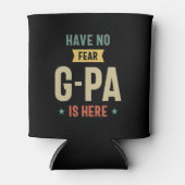 恐れがないG-Paはここのおじいちゃんギフトおもしろい 缶クーラー (正面)