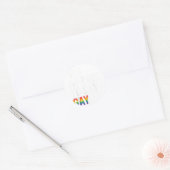 恐れずにゲイ ラウンドシール (封筒)