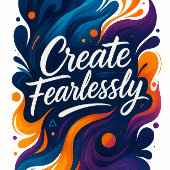 恐れずに創造せよ トラベルマグ - Fearlessシリーズ Tシャツ