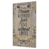 恐れずに夢を見る クリップボード (左)