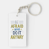 恐れていがあり、それをとにかくして下さい キーホルダー (裏面)