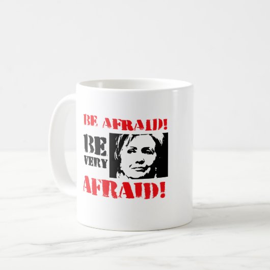 恐れていて下さいあります非常に恐れていますが-反ヒラリーpng.pngあって下さい コーヒーマグカップ (正面左)