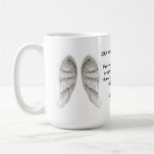 恐れているマグがあないで下さい コーヒーマグカップ (左)