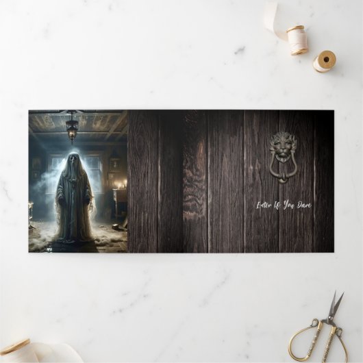 恐れてはいけないハローウィンパーティ 三つ折り招待状 (外部)