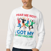 恐れてはいけない – そしてパーティーに参加！メンズススウェットシャツ スウェットシャツ (正面)