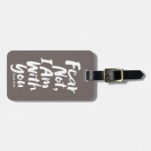 恐れてはいけない、わたしはあなたと共にいる – Isaiah 41:10神イエス ラゲッジタグ (正面横)