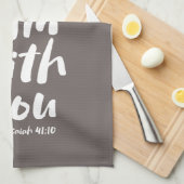 恐れてはいけない、私はあなたとキリスト教信仰の神イエスである キッチンタオル (四つ折り)