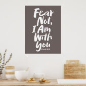 恐れてはいけない、私はあなたとキリスト教信仰の神イエスである ポスター (キッチン)