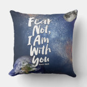 恐れてはいけない、私はあなたとクリスチャン – イザヤ41:10 クッション (正面)