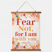 恐れてはいけない、私はあなたと一緒にいるボホのクリスチャンの壁 吊り下げ型タペストリー (正面)