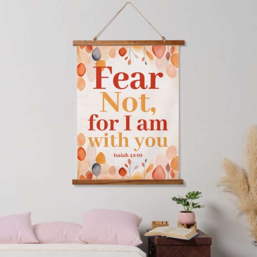 恐れてはいけない、私はあなたと一緒にいるボホのクリスチャンの壁 吊り下げ型タペストリー (寝室)