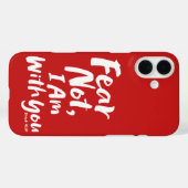 恐れてはいけない、私はあなたと一緒にいる – クリスチャン希望イエス Case-Mate iPhoneケース (裏面 (横))