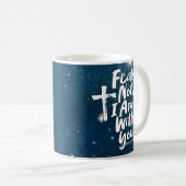 恐れてはいけない、私はあなたと一緒にいる – 宇宙- Isaiah 41:10 コーヒーマグカップ (正面右)