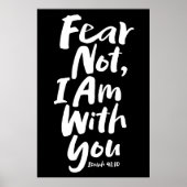 恐れてはいけない、私はあなたと一緒にいる – 宗教願い神イエス ポスター (正面)