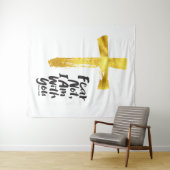 恐れてはいけない、私はあなたと共にいる – クリスチャン – イザヤ41:10 タペストリー (インサイチュ(横))