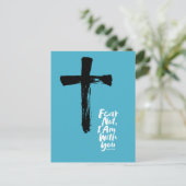 恐れてはいけない、私はあなたと共にいる – 十字神 – イザヤ書41:10 シーズンポストカード (スタンド正面)