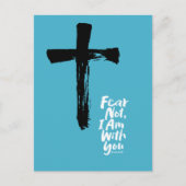 恐れてはいけない、私はあなたと共にいる – 十字神 – イザヤ書41:10 シーズンポストカード (正面)