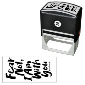 恐れてはいけない、私はあなた方と共にいる – イザヤ書第41章10節 セルフインキングスタンプ (インサイチュ)