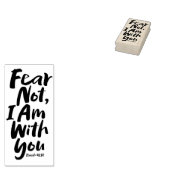 恐れてはいけない、私はあなた方と共にいる – イザヤ書第41章10節 ラバースタンプ (押印)