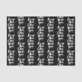 恐れてはいけない、私はあなた方と共にいる – イザヤ書第41章10節 薄葉紙 (正面)