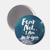 恐れてはいけない、私は – イザヤ書41:10 – キリスト教の大地 マグネット (正面/裏面)