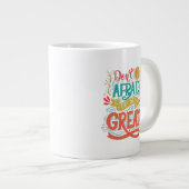 恐れないで素晴らし ジャンボコーヒーマグカップ (正面右)