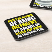 恐れないで違う- やる気を起こさせる コースター (左側)