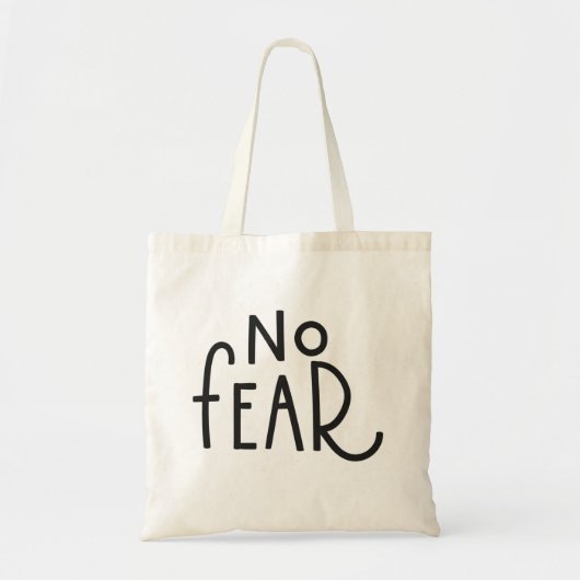 恐れない トートバッグ (正面)