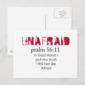 恐れない) ポストカード (正面/裏面)