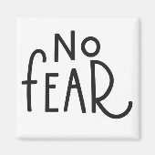 恐れない マグネット (正面)