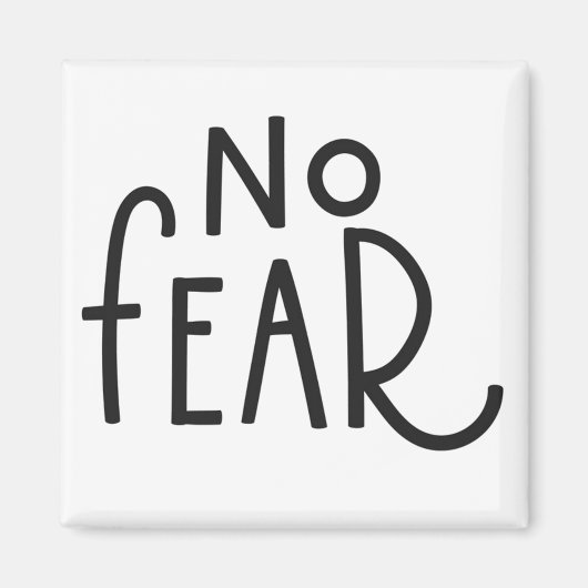 恐れない マグネット (正面)