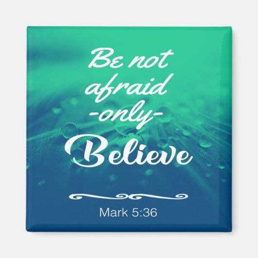 恐れない マグネット (正面)