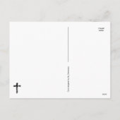 恐れない、私はあなたと共に宗教的-イザヤ41:10 シーズンポストカード (裏面)