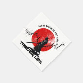 恐れない | 貿易動機 | サムライ スタンダードカクテルナプキン (角)