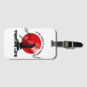 恐れない | 貿易動機 | サムライ ラゲッジタグ (正面横)