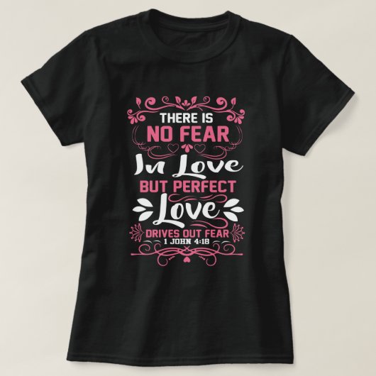 恐れない Tシャツ (デザイン正面)