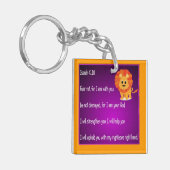 恐れないKeychain キーホルダー (正面左)