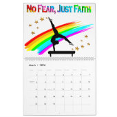 恐れなく、公正な信仰の体操カレンダー カレンダー (3月 2026)