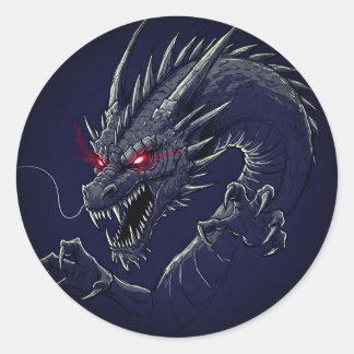 恐れのあるドラゴン ラウンドシール