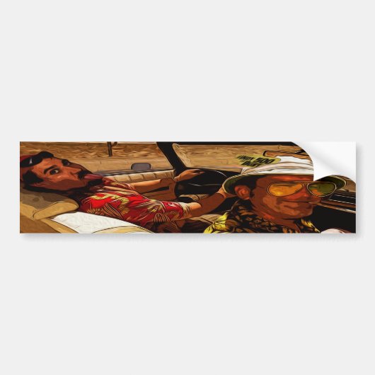 恐れのjessおよびjonのバンパーステッカー バンパーステッカー (正面)